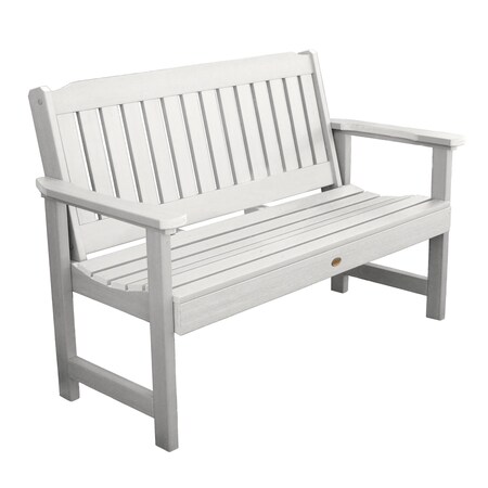Highwood Usa 5ft Lehigh Garden Bench Outdoor Furniture for Patio, Backyard, Garden AD-BENW1-WHE